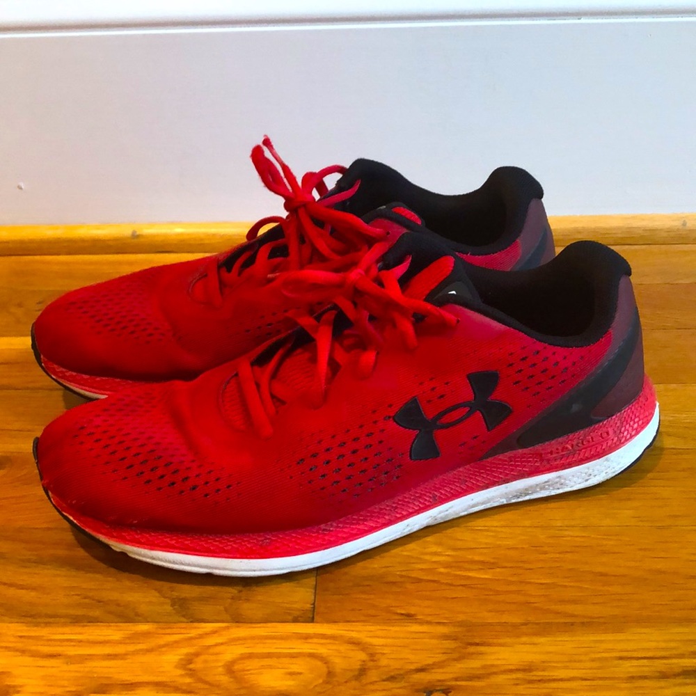 Men’s Size 11 Red Under Armour Sneakers